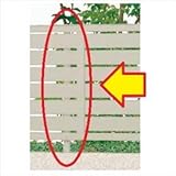 LIXIL 新日軽　セレビューフェンスR3型　自在柱　H=800用　（太横パネル）　【アルミフェンス　柵】 　オータムブラウン