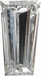 AfricaGems - Tapered Baguette Shape Genuine Loose Genuine Quality Diamond G-H Color - VS Clarity 0.01 carats, 1.75 x 0.75 x 0.50 mm in Size