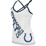 Indianapolis Colts Womens Reebok Fierce Fan Cheer Tank Top Shirt - L