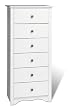 Prepac Monterey White 6-Drawer Lingerie Chest