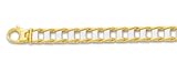 14k Two-Tone Mens Link Bracelet - 8.5 Inch