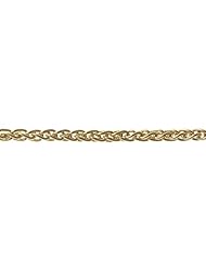 14KT Yellow Wheat 2.5mm Necklaces Length = 30