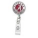 BOOJEE BEADS Small Pewter Badge Reel - University of Alabama