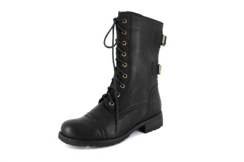 WILD DIVA TIMBERLY-02 COMBAT BOOTS