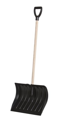 Erapro B-4 18-Inch Poly Blade Combo Snow Shovel With 36-Inch Sanded Wood Shaft