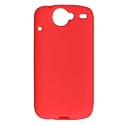 Premium Solf Gel Silicone Skin Case for Google Nexus One 1 - Red