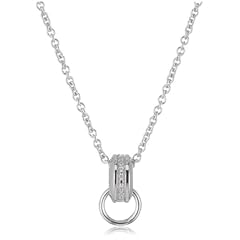 Esprit Damen-Charmshalskette Glam 925 Sterlingsilber 80-83cm 4425898