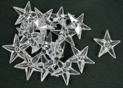 2 Pound of 35mm Clear Acrylic Stars for Decorations, 