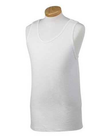 2930 - Small - White 5.6 oz Cotton Tank