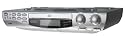 Coby KCD150 Under-the-Cabinet CD Player with AM/FM Radio (Silver)
