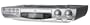 Coby KCD150 Under-the-Cabinet CD Player with AM/FM Radio (Silver)