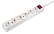 as-Schwabe 11672 Rallonge multiprise 6 prises Int�rieur / IP20 C�ble noir 5m H05VV-F 3G1,5 (Import Allemagne)