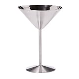 Stainless Steel Martini Glasses Set of 4
