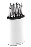 Typhoon Limousine White Knife Block and Knives Set