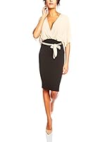 La Petite Parisienne Vestido Camelia (Beige / Negro)