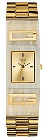 GUESS #U12633L2 Women's Iconic Status Cuff Bracelet Watch
