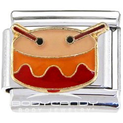 Snare Drum Italian Charm
