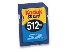 Kodak 512mb Premium Secure Digital SD Memord Card