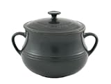 Le Creuset Stoneware Bean Pot, Granite, Large 4 Litre