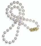 8x8.5mm AAA Quality Japanese Akoya cultured pearl necklace 16