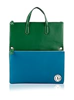 Lancaster Bolso asa de mano Aida Azul / Verde