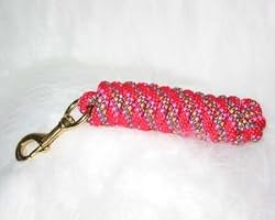 Hamilton 10' x 5/8" Extra Heavy Poly Lead with Bolt Snap, Confetti Red