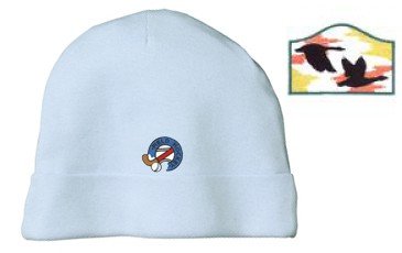 Embroidered Infant Rib Knit Beanie with the image of: canada geese