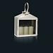 Extra Small Rectangular Coach Lantern