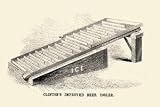 Paper poster printed on 12 x 18 stock. Clintons Improved Beer Cooler Paper poster printed on 12 x 18 stock. Clintons Improved Beer Cooler