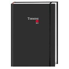 Tages-Agenda classic schwarz A6. 2012