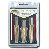 3 Pc. Titanium Nitride Coated Step Dill Set