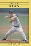 1991 Fleer Nolan Ryan Baseball Card #302 - Shipped In Protective Display Case!