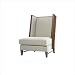 Belle Meade Signature 4016.PO Dylan Wing Back Slipper Chair in Port