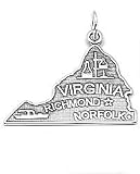 Sterling Silver Virginia Charm