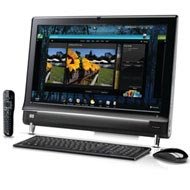 HP TouchSmart 600-1370 All-in-One Desktop PC - Black