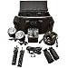 Dynalite MK10-1222, 1000WS System with a MP1000 Power Pack & 2-MH2050 Flash Heads, Light Stands, Umbrellas & Case