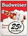 Budweiser Advertisement Metal Sign