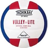 Volleyball Training Balls Tachikara Volley-Lite, Red/White/Blue SVMNC