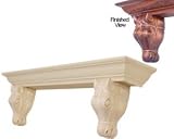 Horsehead Mantel Corbels  Shelf