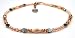 November Yellow Topaz Birthstone Sterling Silver Ankle Bracelets:Swarovski Crystal Adjustable Beaded Anklets