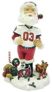 Tampa Bay Buccaneers Santa Claus Forever Collectibles Bobble Head