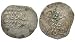 Crusader, Imitation of Damascus Dirham of Ayyubid al-Salih Isma'il, 1244 - 1250; Silver Dirham