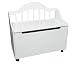 Giftmark 4025W Deccon Bench ToyChest White
