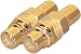 GOLD PLATED RCA JACK BULKHEAD RED/WHITE PAIR