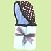 Pink Dots on Chocolate Luxurious Hooded Towel