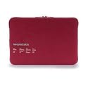 Tucano Second Skin Script Microfiber-Hülle mit Displayschutztuch für Apple MacBook 13,3 Zoll rot