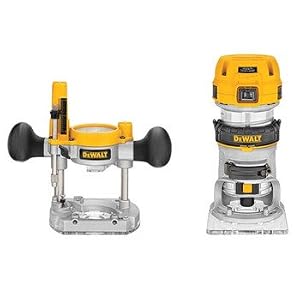 Best PricesDEWALT DWP611PK 1.25 HP Max Torque Variable Speed Compact Router Combo Kit with LED's