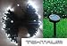 TEKTRUM 82 FT-LONG 150 WHITE LED TWO-IN-ONE SOLAR STRING FAIRY LIGHTS OUTDOOR