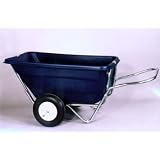 Jumbo Cart 11.5 cu. ft. 16 Flat-Proof Rib Tires (Black Tub) by EZ Haul Cart