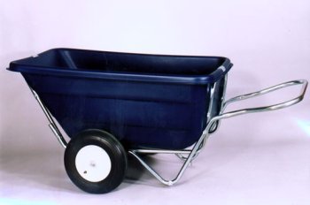 Jumbo Cart 11.5 cu. ft. 16 Flat-Proof Rib Tires (Blue Tub)